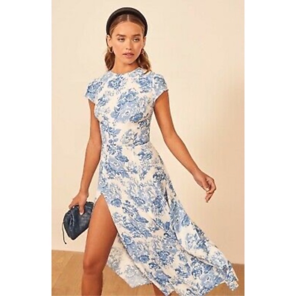 Reformation Dresses & Skirts - NWT Reformation Gavin Midi Dress in Olympia 10
